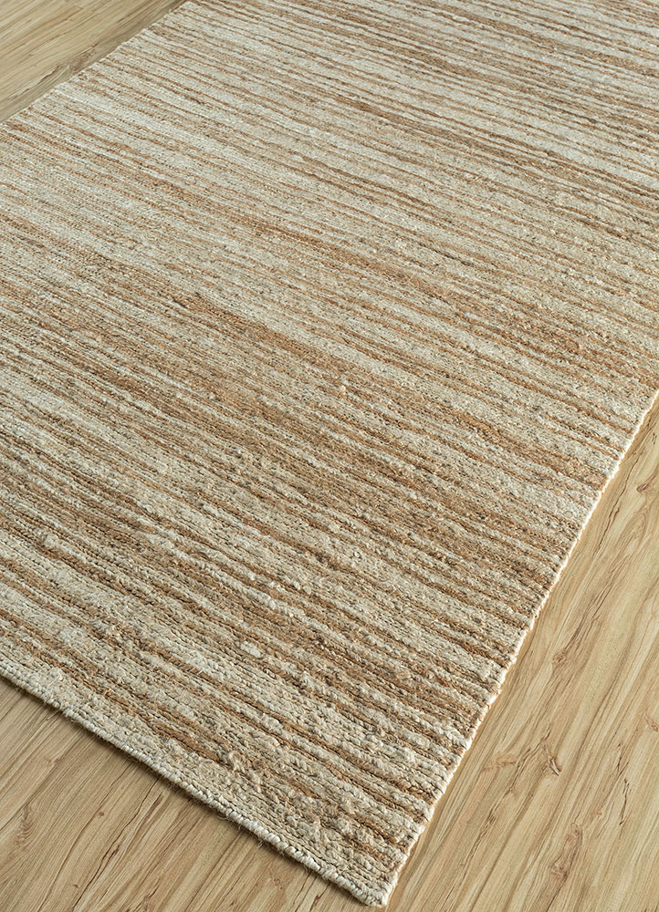 hula ivory jute and hemp hand knotted Rug - FloorShot