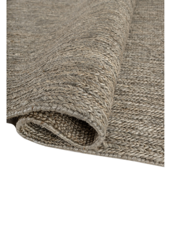 hula blue jute and hemp hand knotted Rug - FloorShot