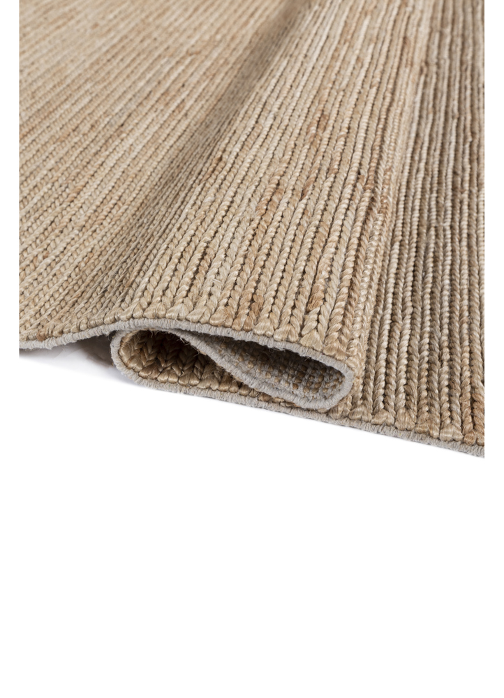 nomadic threads beige and brown jute and hemp flat weaves Rug - FloorShot