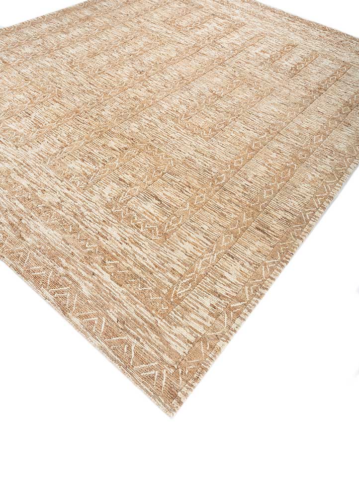 hula grey and black jute and hemp hand knotted Rug - FloorShot