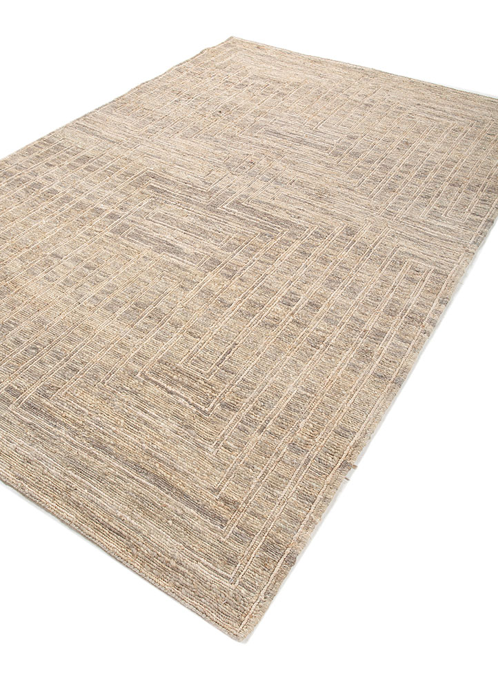 thyme blue jute and hemp hand knotted Rug - FloorShot