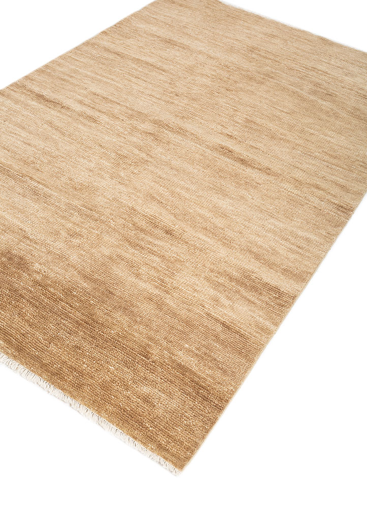 manifest beige and brown wool hand knotted Rug - FloorShot