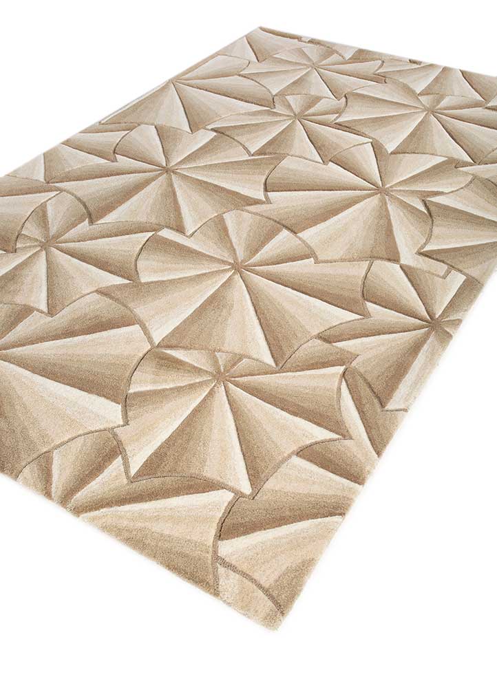pathways gold wool hand tufted Rug - FloorShot