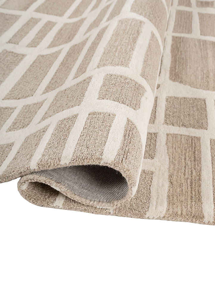 aprezo ivory wool hand tufted Rug - FloorShot