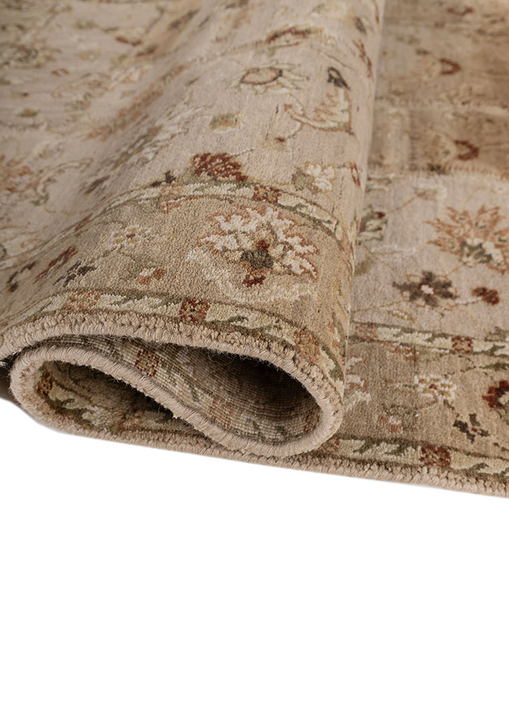 provenance ivory wool hand knotted Rug - FloorShot