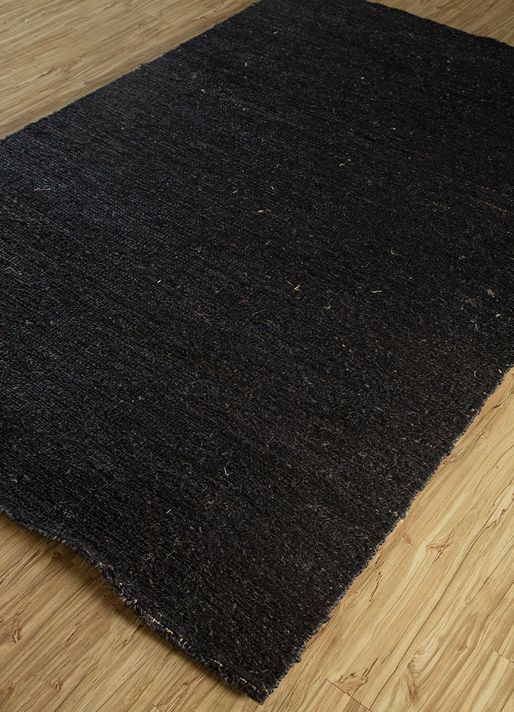 hula beige and brown jute and hemp hand knotted Rug - FloorShot