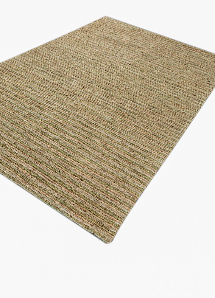 hula green jute and hemp hand knotted Rug - FloorShot