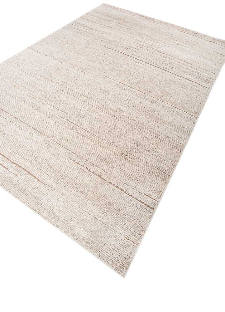 manifest gold afghan wool hand knotted Rug - FloorShot