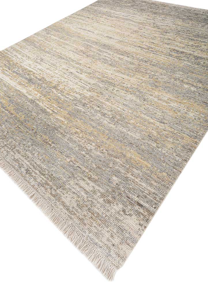manifest ivory afghan wool hand knotted Rug - FloorShot