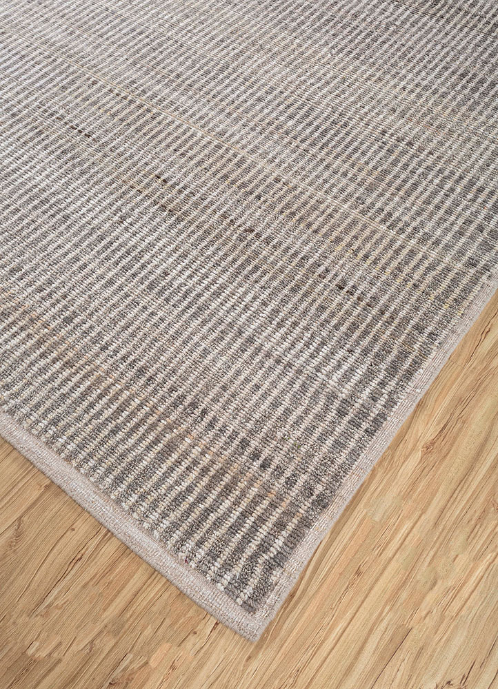 manifest blue afghan wool hand knotted Rug - FloorShot