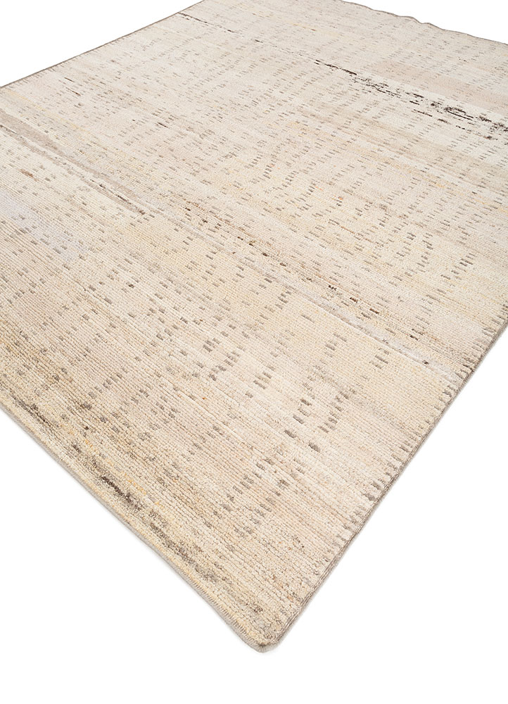 manifest ivory afghan wool hand knotted Rug - FloorShot