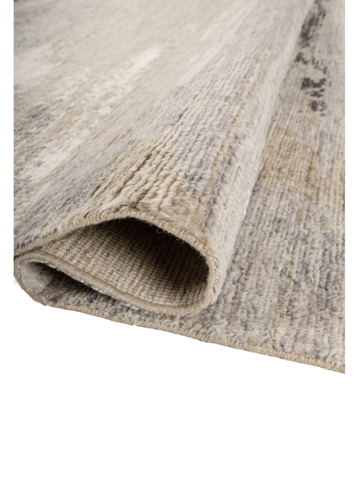 uvenuti ivory afghan wool hand knotted Rug - FloorShot