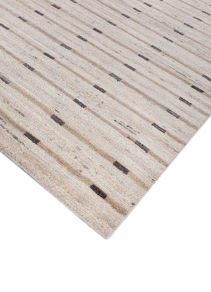manifest ivory afghan wool hand knotted Rug - FloorShot