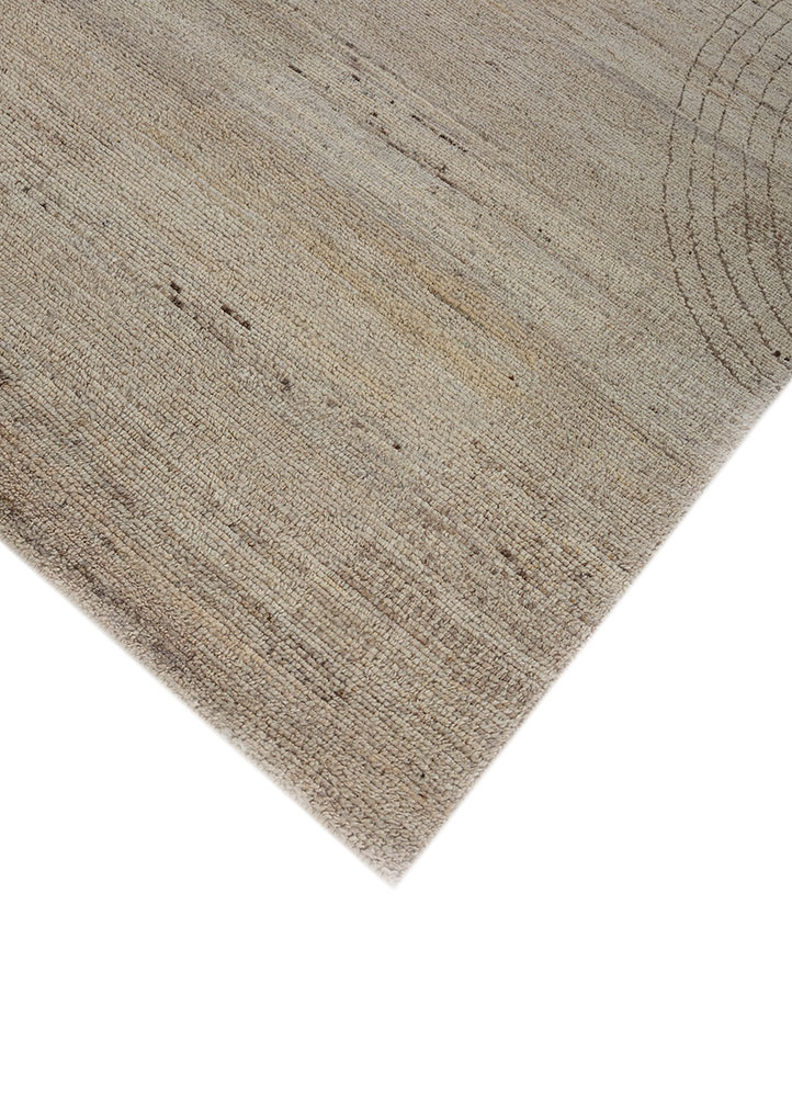 manifest ivory afghan wool hand knotted Rug - FloorShot