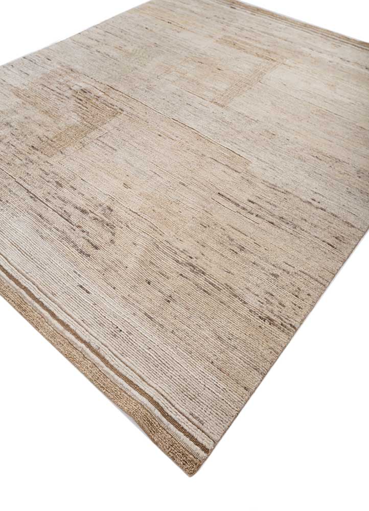blythe ivory afghan wool hand knotted Rug - FloorShot
