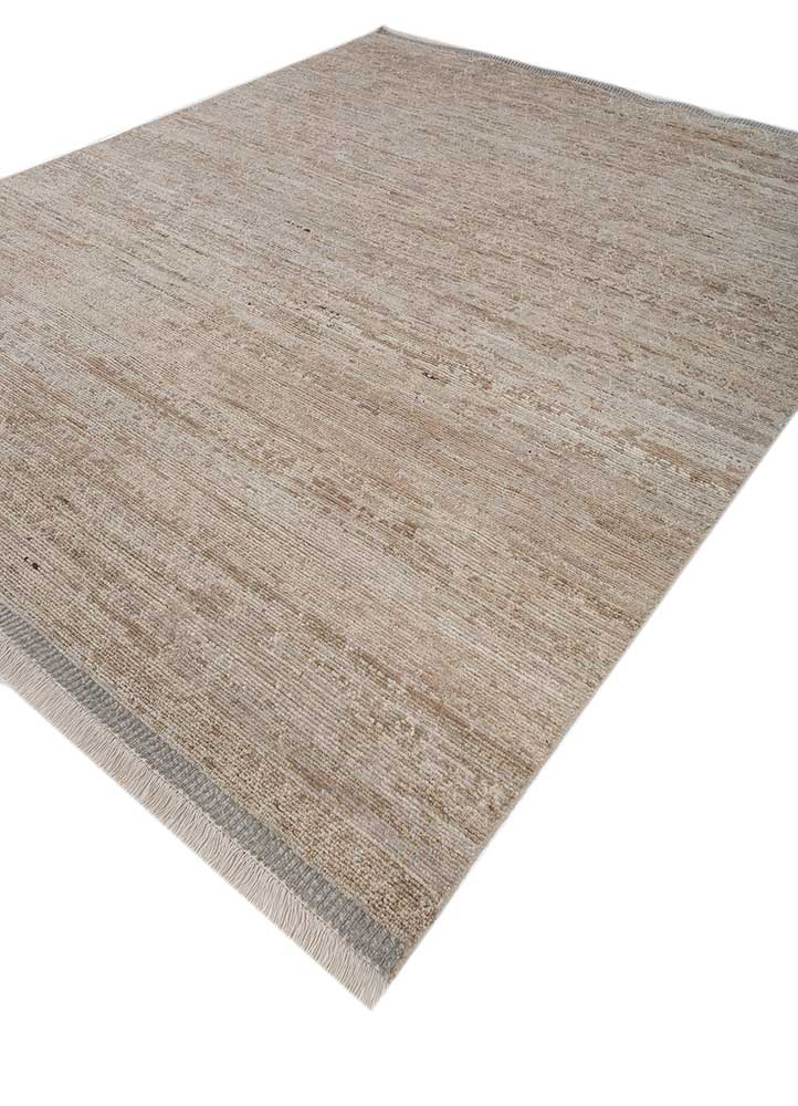 manifest ivory afghan wool hand knotted Rug - FloorShot