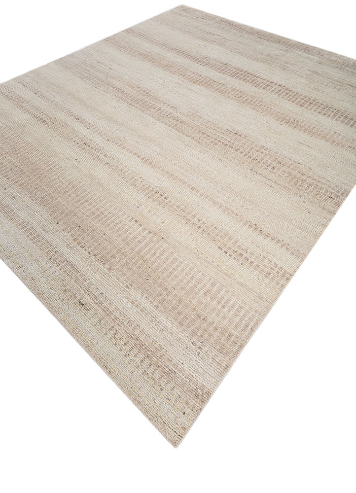 manifest ivory afghan wool hand knotted Rug - FloorShot