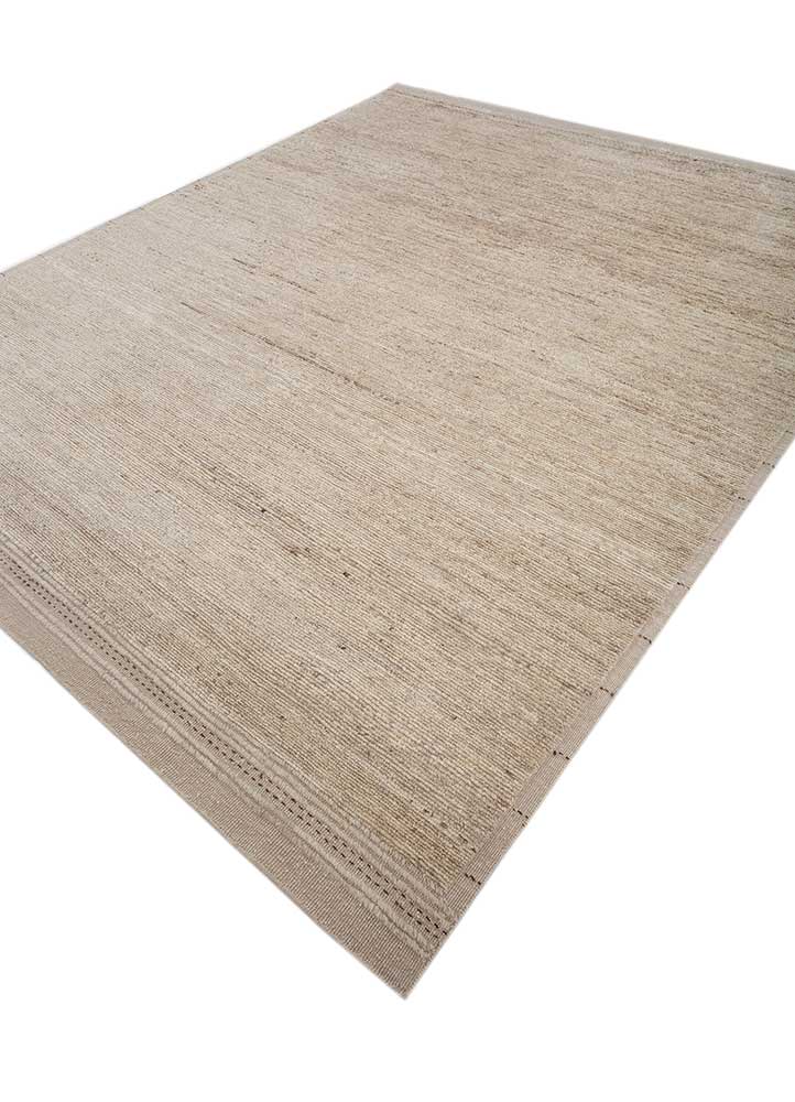 manifest ivory afghan wool hand knotted Rug - FloorShot