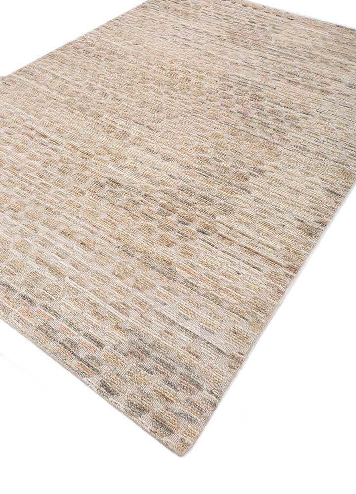 manifest blue afghan wool hand knotted Rug - FloorShot
