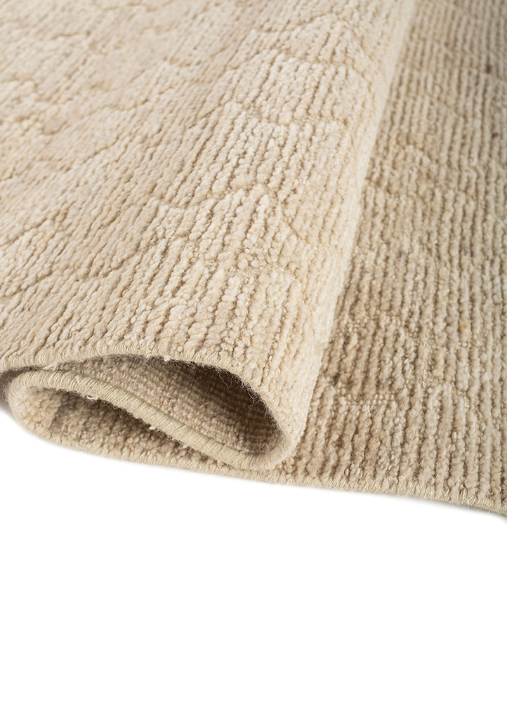 manifest ivory wool hand knotted Rug - FloorShot