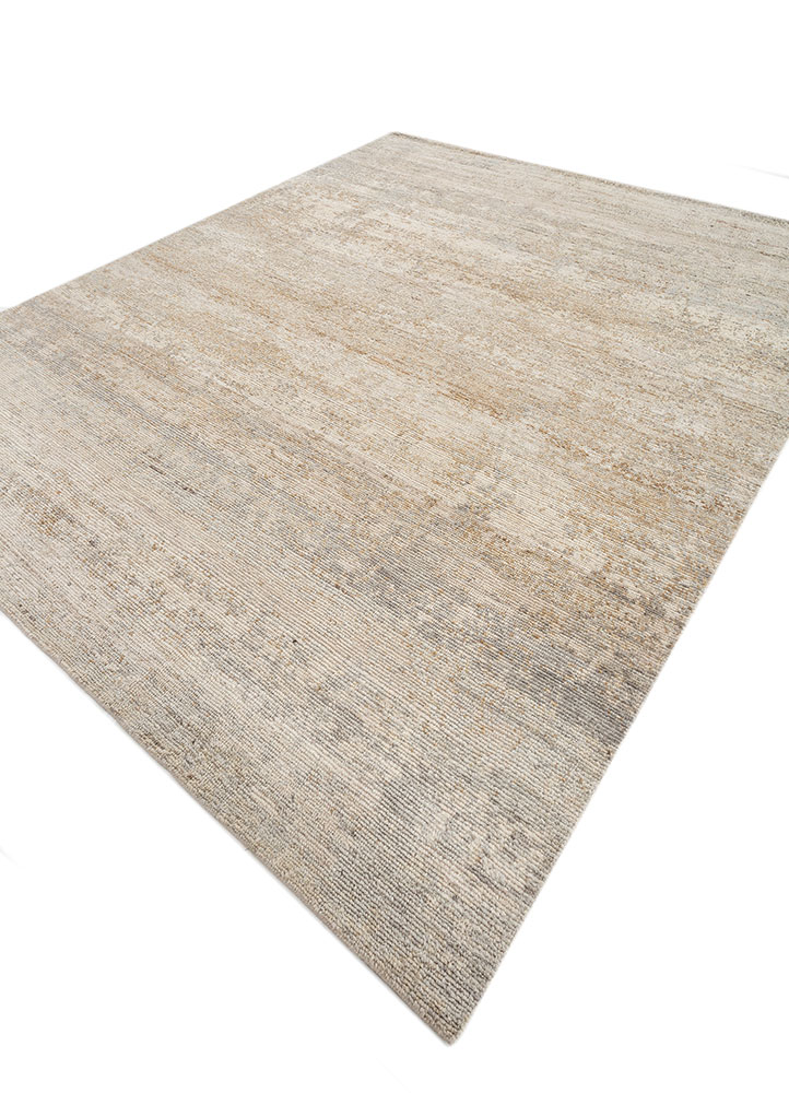 uvenuti ivory wool hand knotted Rug - FloorShot