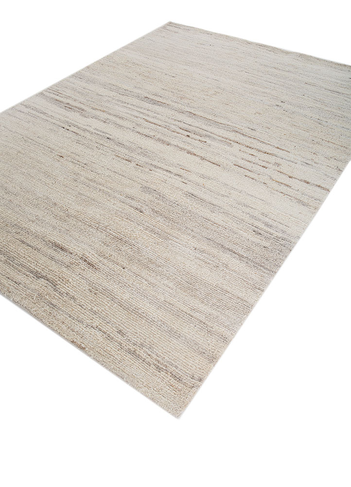 manifest ivory afghan wool hand knotted Rug - FloorShot