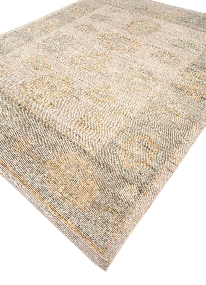 erbe blue wool hand knotted Rug - FloorShot