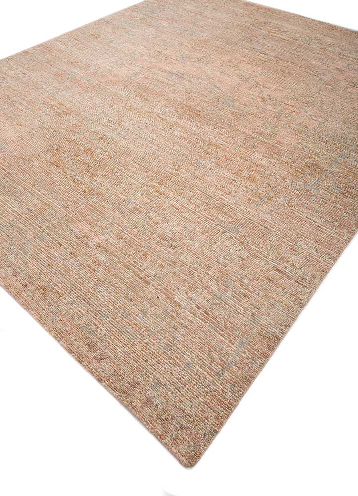 manifest red and orange wool hand knotted Rug - FloorShot