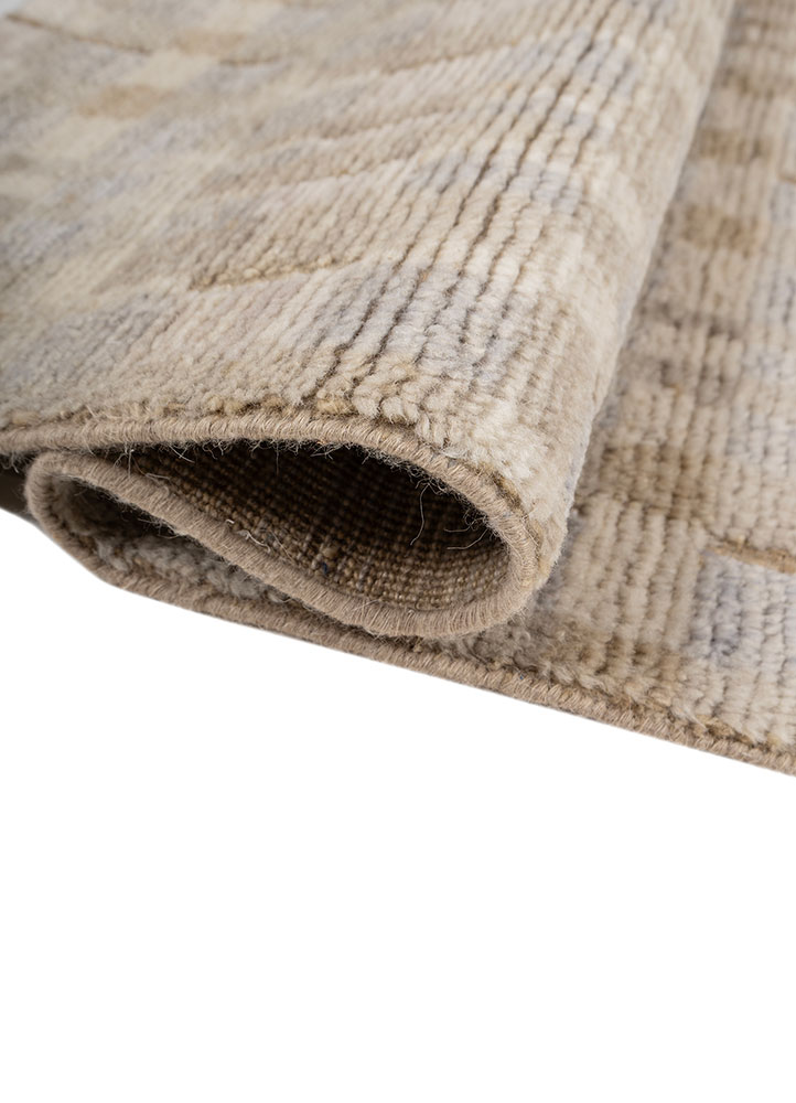 manifest ivory wool hand knotted Rug - FloorShot