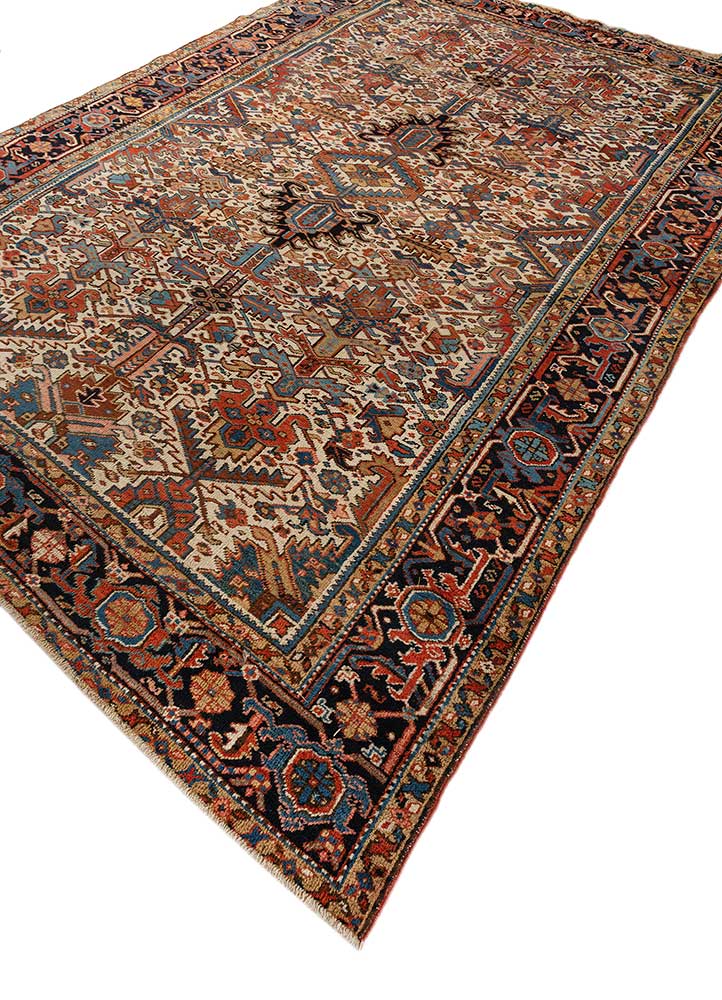 aalam gold wool hand knotted Rug - FloorShot