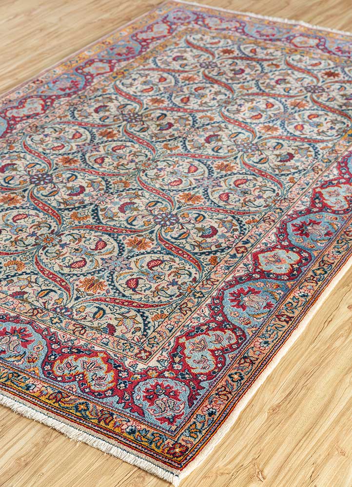 aalam multi wool hand knotted Rug - FloorShot