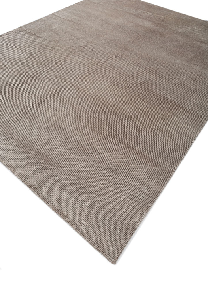 azalea grey and black wool hand knotted Rug - FloorShot