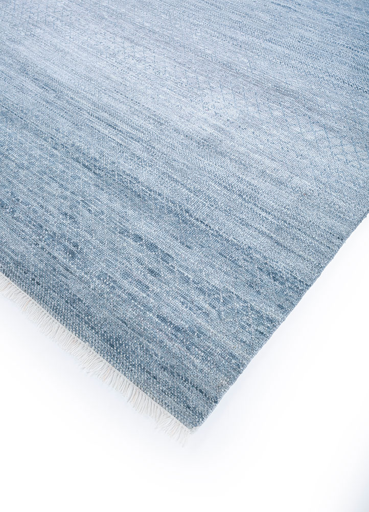 kairos grey and black wool hand knotted Rug - FloorShot