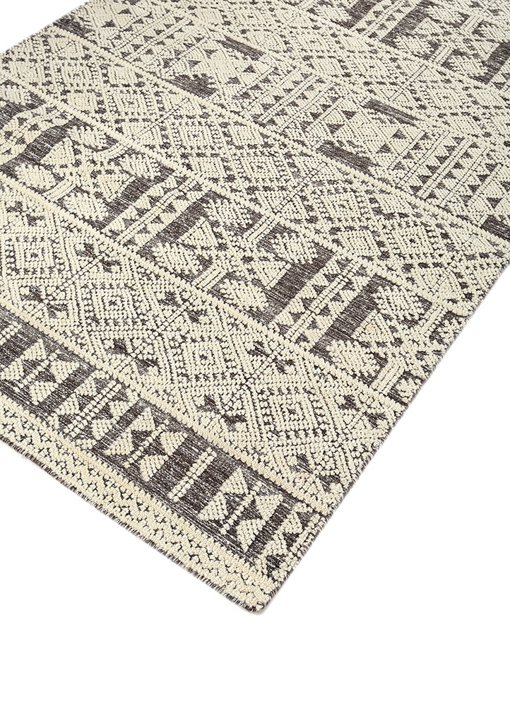 manifest ivory wool hand knotted Rug - FloorShot