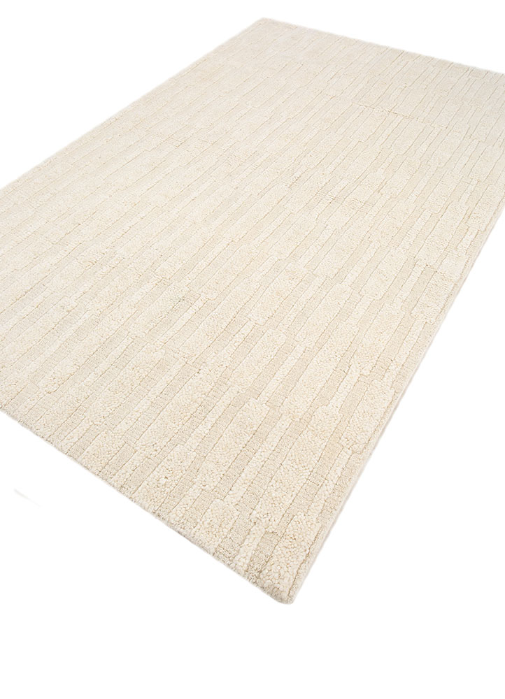 manifest ivory wool hand knotted Rug - FloorShot