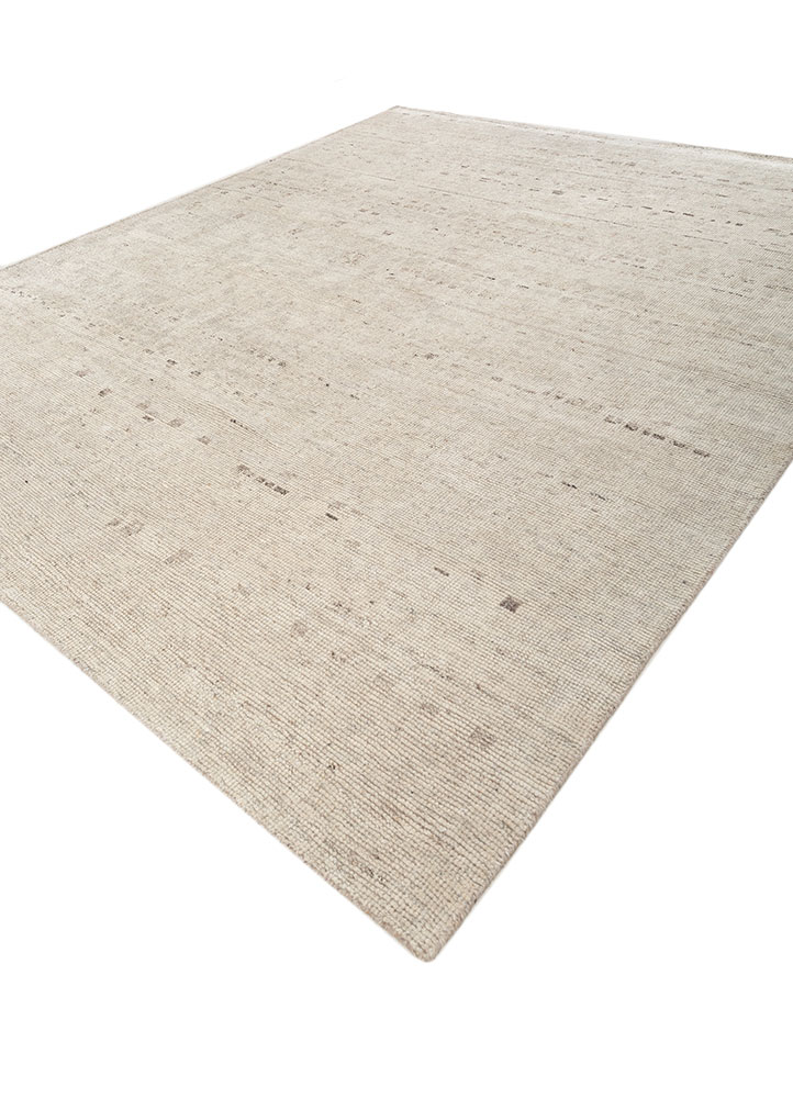 manifest ivory wool hand knotted Rug - FloorShot