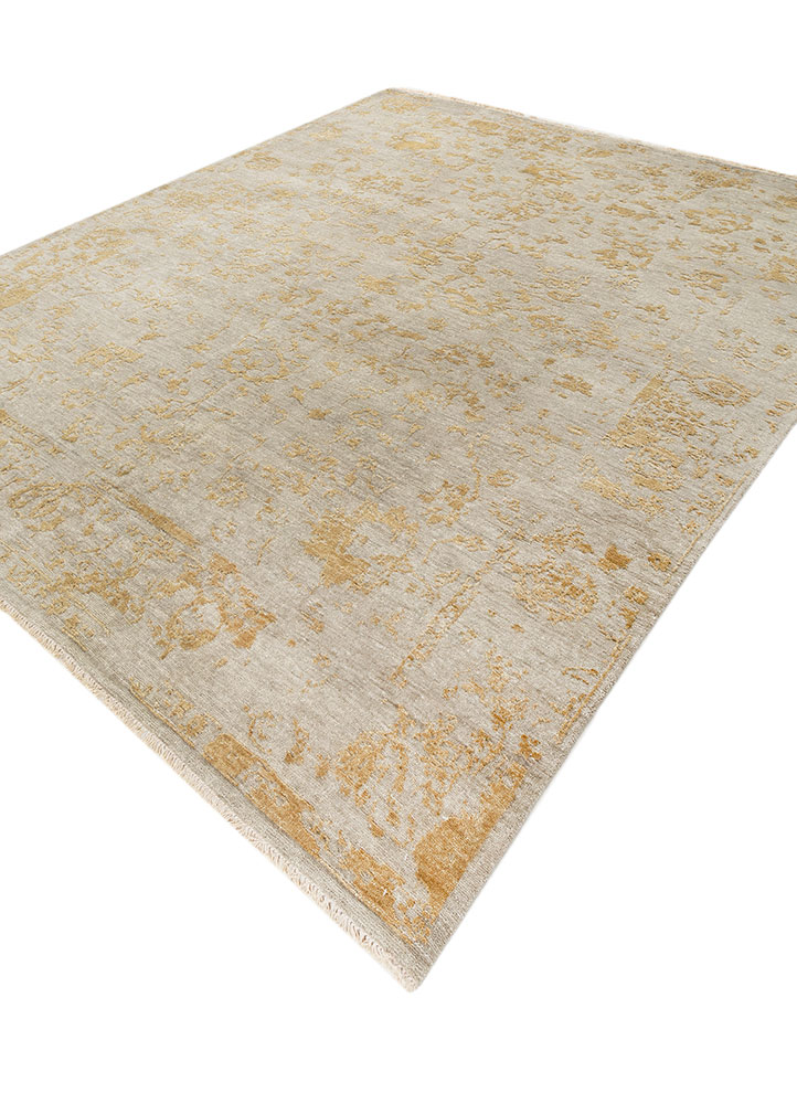 erbe blue wool hand knotted Rug - FloorShot