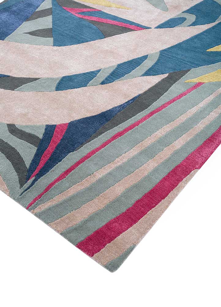 hacienda multi wool and viscose hand tufted Rug - FloorShot