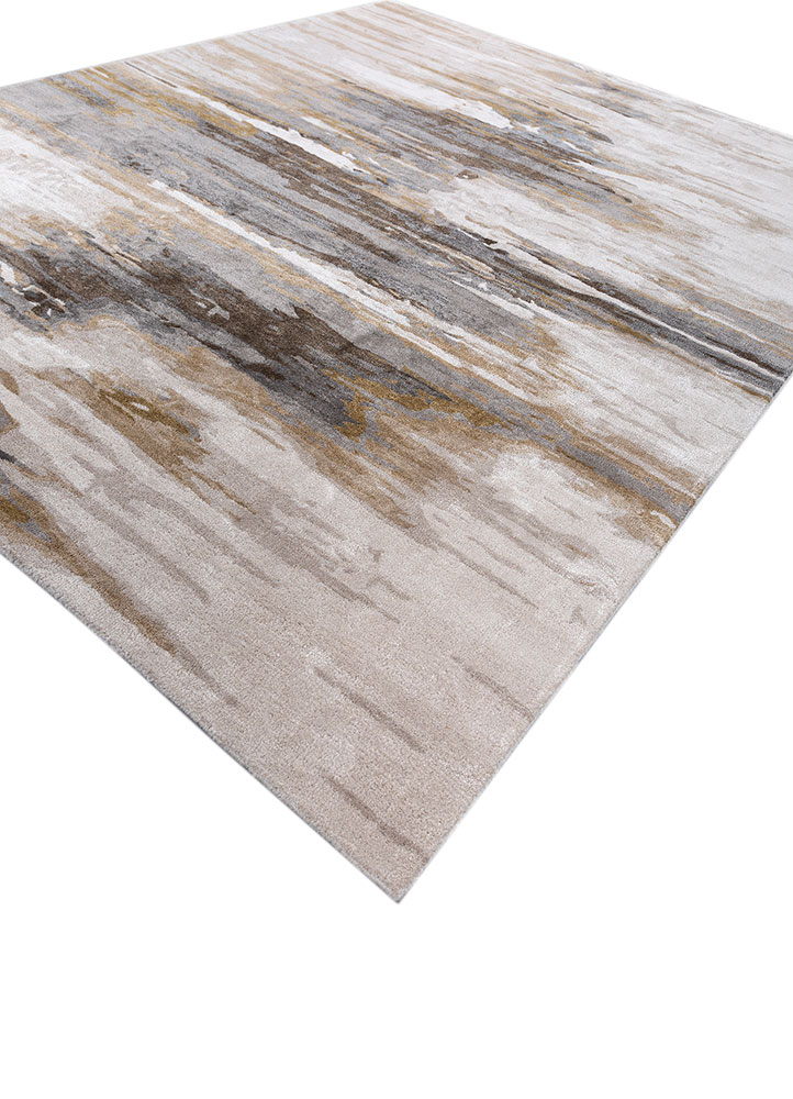 genesis ivory wool and viscose hand tufted Rug - FloorShot