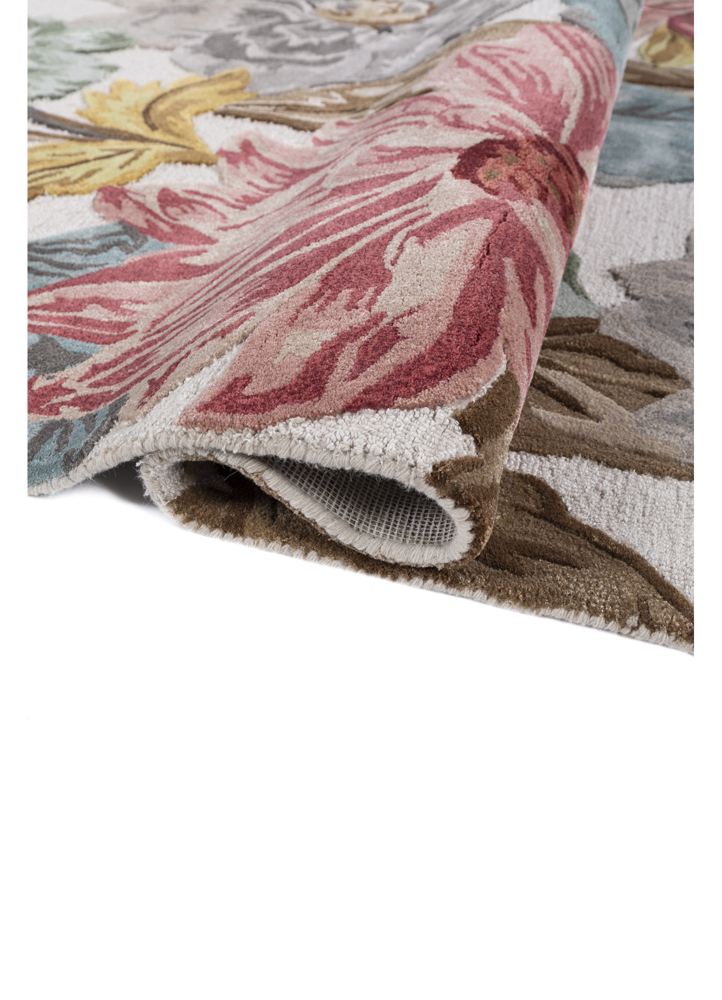 hacienda ivory wool and viscose hand tufted Rug - FloorShot