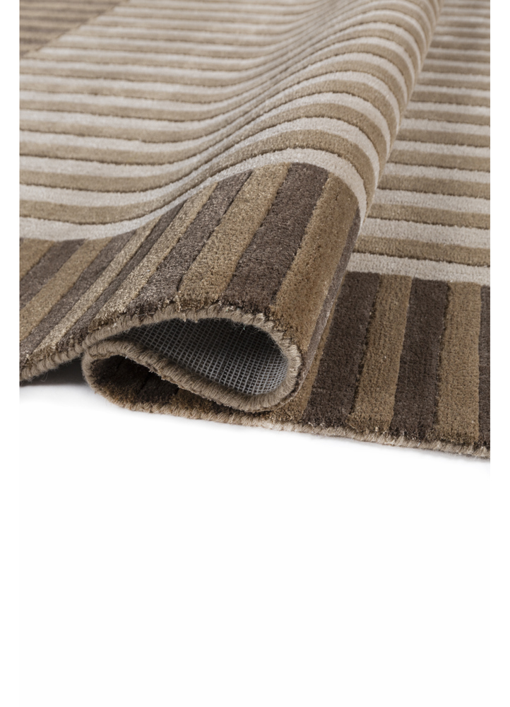caliedo ivory wool and viscose hand tufted Rug - FloorShot