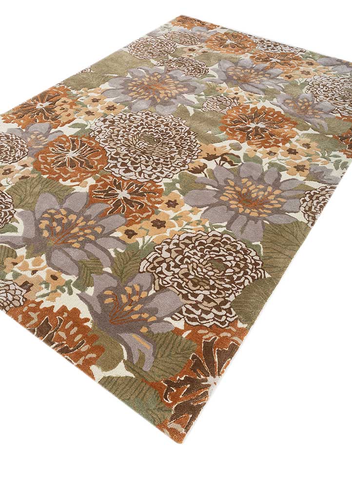 hacienda ivory wool and viscose hand tufted Rug - FloorShot