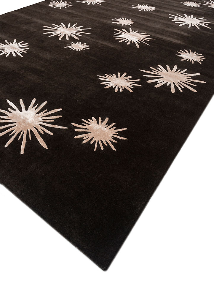 contour red and orange wool and viscose hand tufted Rug - FloorShot