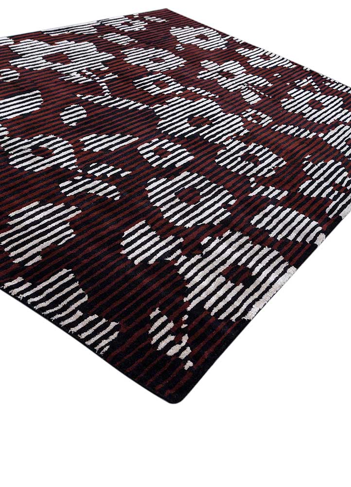 hacienda grey and black wool and viscose hand tufted Rug - FloorShot