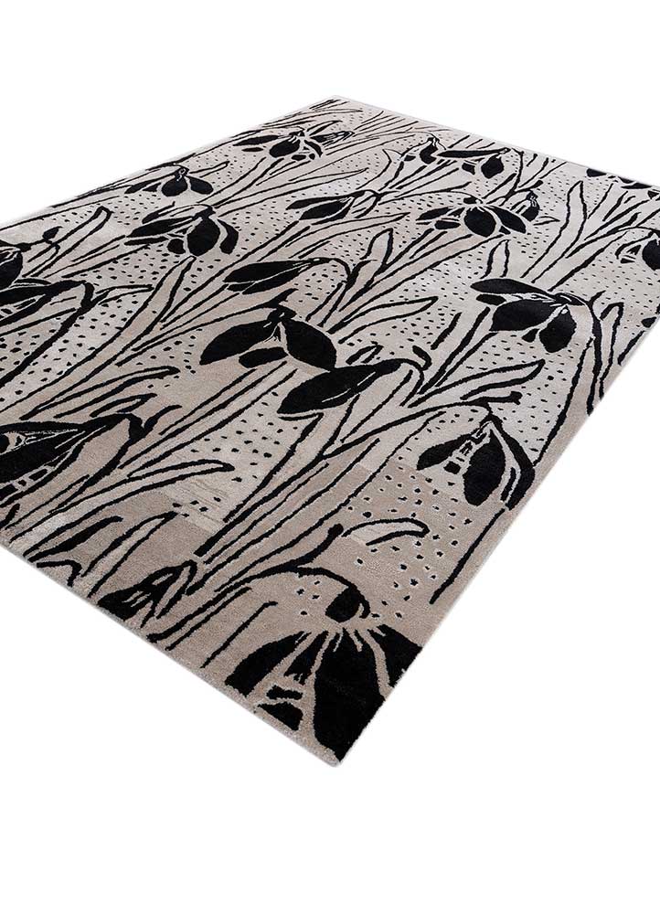 hacienda ivory wool and viscose hand tufted Rug - FloorShot