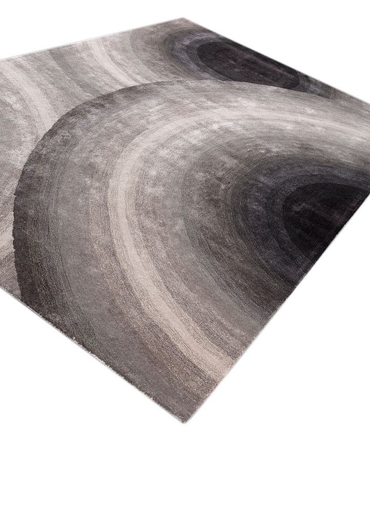 chroma ivory wool and viscose hand tufted Rug - FloorShot