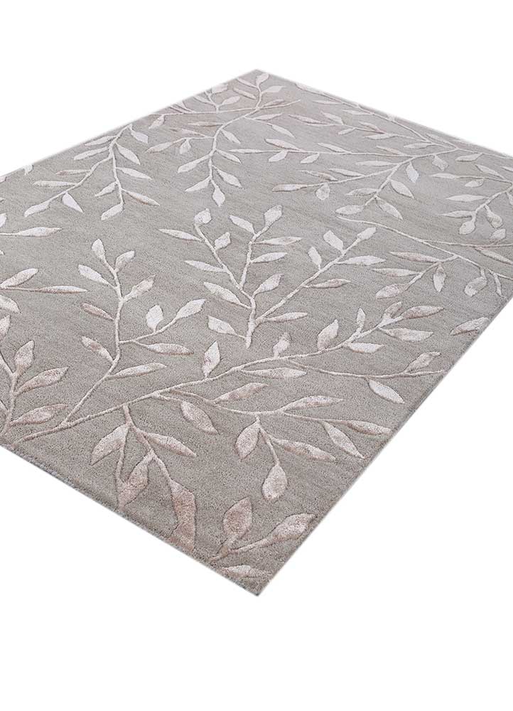 aurelia grey and black wool and viscose hand tufted Rug - FloorShot
