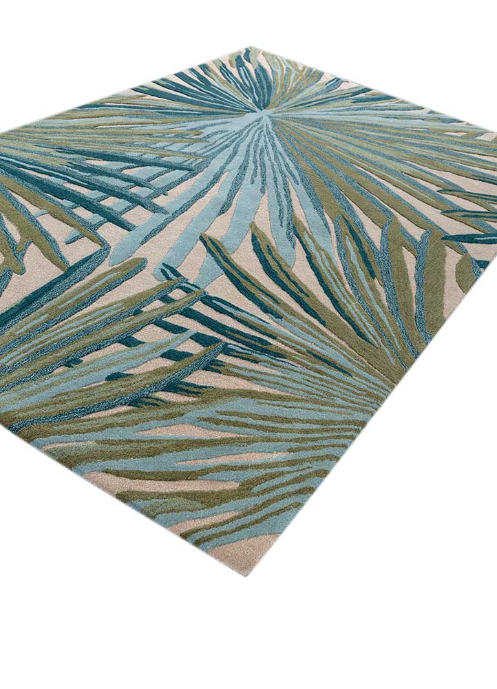 hacienda ivory wool and viscose hand tufted Rug - FloorShot
