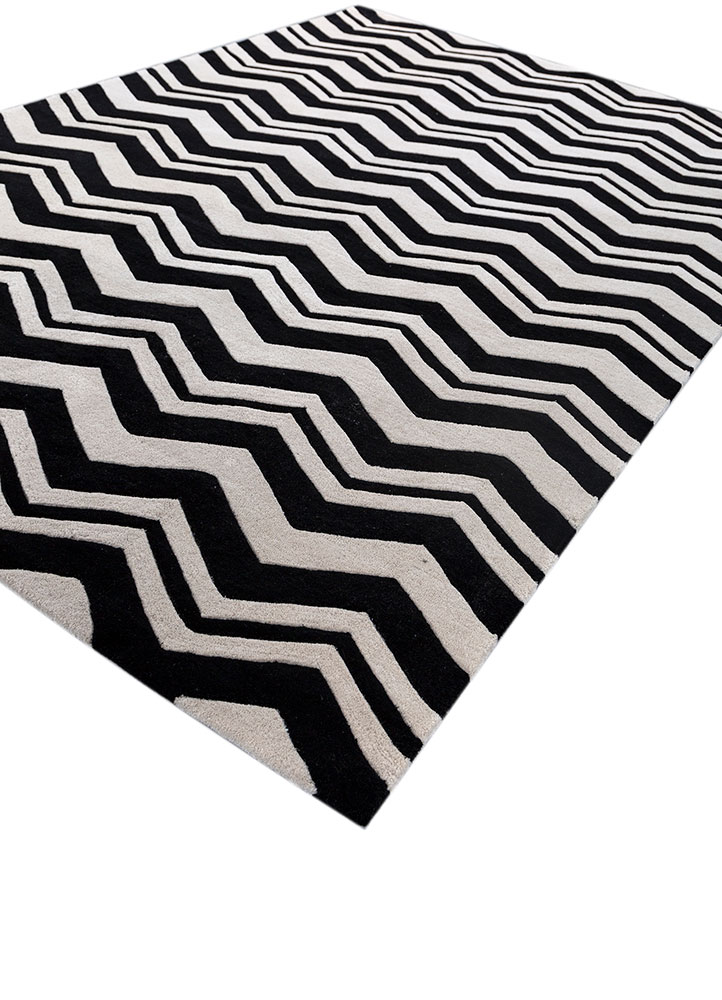 adrift ivory wool hand tufted Rug - FloorShot