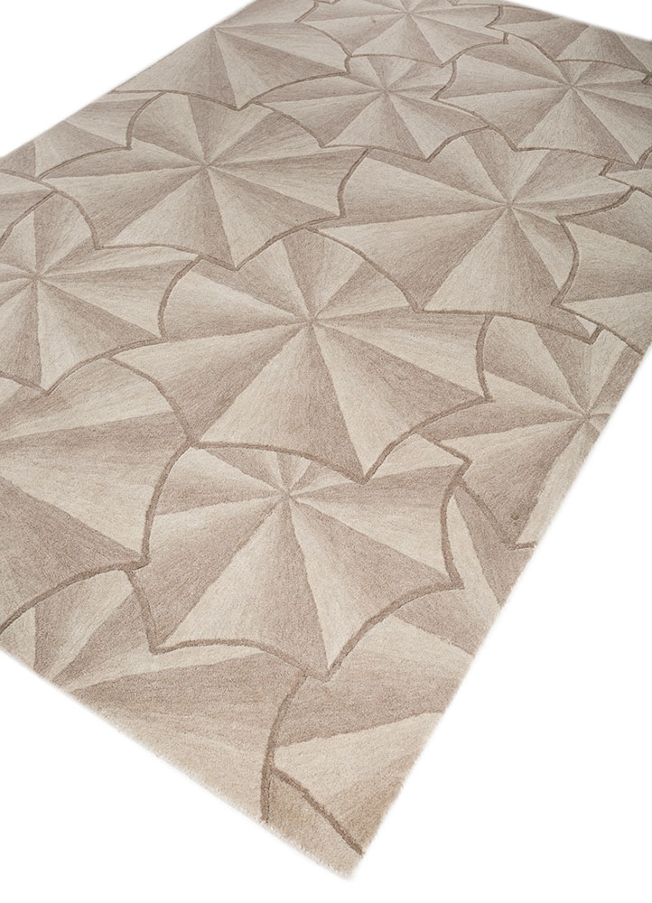chroma gold wool hand tufted Rug - FloorShot